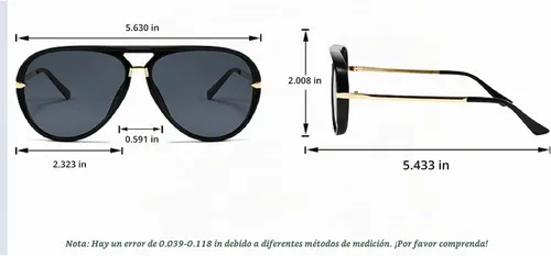 Vista 8 de Gafas de sol de gran tamaño de piloto para mujer, marco grande, gafas de sol de moda con marco de metal, sombras ovaladas Verde