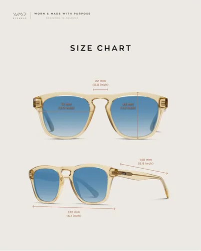 Vista 6 de WearMe Pro Gafas de sol rectangulares retro polarizadas para hombre