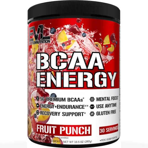 Vista 12 de EVL BCAA - Polvo de aminoácidos BCAA rehidratante, bebida de recuperación después del entrenamiento con cafeína natural, BCAA Energy Polvo