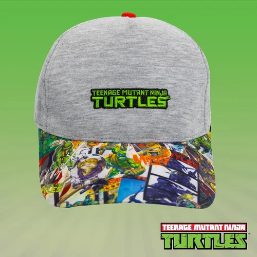 Vista 3 de Gorra de béisbol de las Tortugas Ninja Teenage Mutant, gorra de béisbol TMNT para niños, gorro de algodón