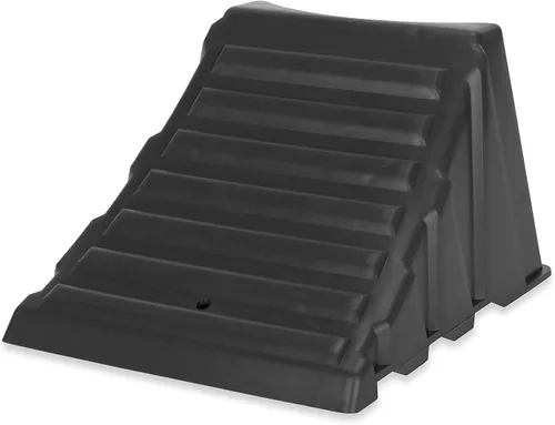 Vista 3 de Camco 44418 cuña para ruedas, 2 unidades, color gris oscuro