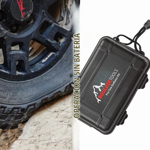 Vista 5 de Deflatores de neumáticos y Medidor de presión para neumáticos de 80 PSI, ajustable, automático para coche, camión, motocicleta de Bolder Tools.