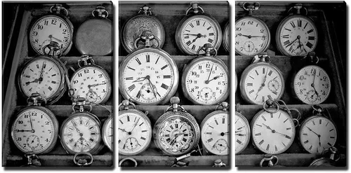 Vista 22 de wall26 - Arte de pared en lienzo de 3 piezas - Vista de la isla de Poros, Grecia y barco en blanco y negro - Arte moderno para el hogar estirado