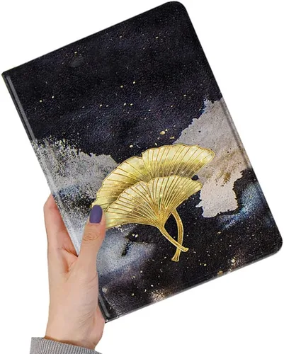 Vista 25 de kaitesi Funda floral compatible con iPad 6ª 5ª generación 9.7 pulgadas iPad Air/Air 2, diseño de flores, bonita funda inteligente de piel delgada