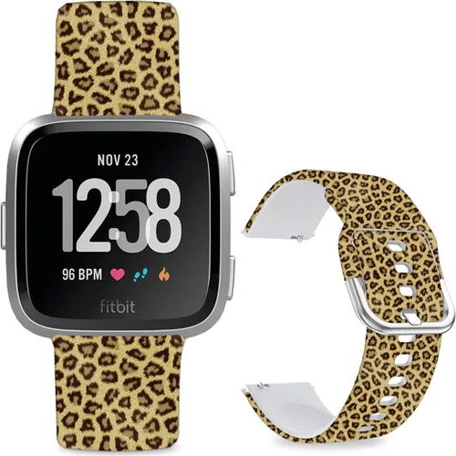 Vista 12 de Correas de reloj de silicona suave compatibles con Fitbit Versa 2/Versa/Fitbit Versa Lite/SE, correa de repuesto con bonito patrón floral de 0.98