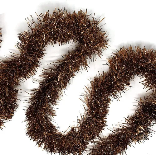 Vista 16 de Allgala Guirnalda de oropel negro, guirnalda de oropel metálica de 50 pies para árbol de Navidad, decoración para árbol festivo, barandilla