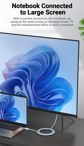 Vista 4 de PRO USB tipo C HDMI 8K compatible con RedMagic 11 Pro +100 W Cable de soporte de alimentación a Full 8k 7680x4320@30Hz/4k 2160p @60Hz