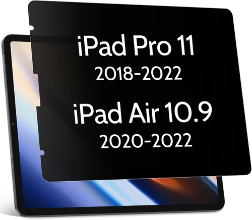 Vista 23 de Protector de pantalla de privacidad compatible con iPad de 10.2 pulgadas (9ª/8ª/7ª generación, 2021/2020/2019), filtro espía de luz azul