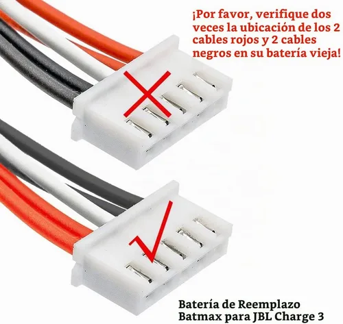 Vista 3 de Batmax Nueva batería de 3.7 V 7200 mAh GSP1029102A para JBL carga 3 altavoz Bluetooth portátil