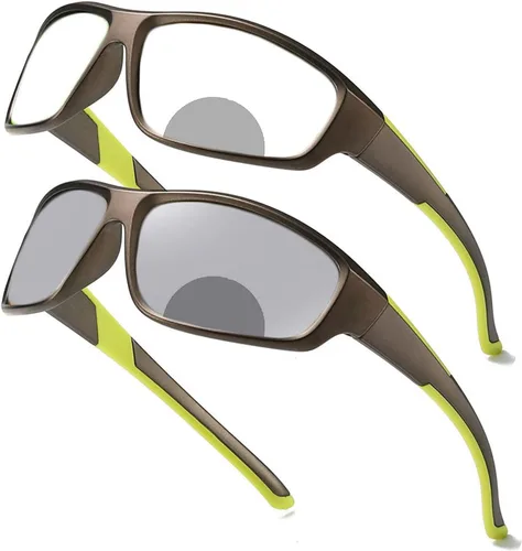 Vista 8 de Gafas de lectura bifocales fotocrómicas de transición para hombres y mujeres deportes al aire libre Presbicia gafas de sol lector