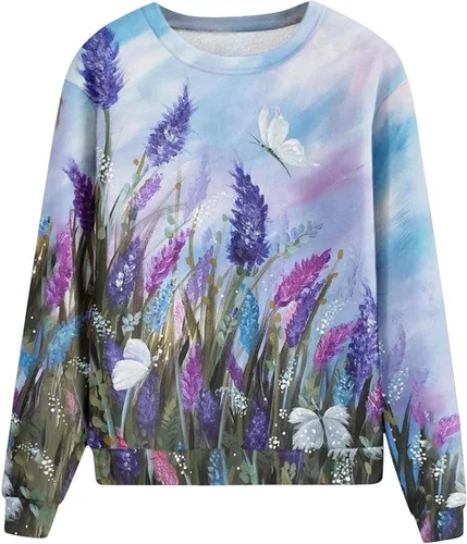 Vista 4 de SNKSDGM Sudaderas con capucha para mujer con cremallera para mujer estampado diario cuello redondo suéter de manga larga Beige