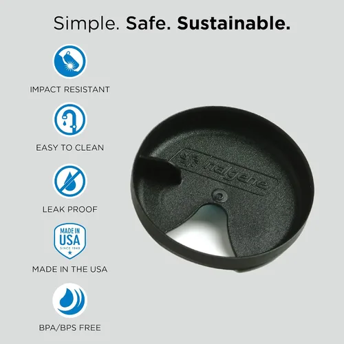 Vista 2 de Sorbo Fácil" de Nalgene, especialmente diseñado para su botella de boca ancha de Nalgene de 32 onzas.