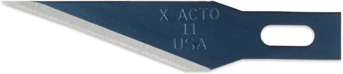 Vista 3 de X-ACTO Cuchillas para cuchillos, hojas # 11, punta fina clásica, paquete de 100 unidades, afiladas, duraderas, para cortar y recortar