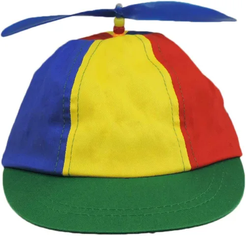 Vista 2 de Forum Novelties Gorro de béisbol multicolor de hélice