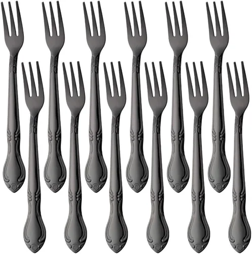 Vista 89 de Cucharas de sopa, cucharas redondas de acero inoxidable para caldo con borde de flor, juego de 12 piezas de acero inoxidable para café, azúcar