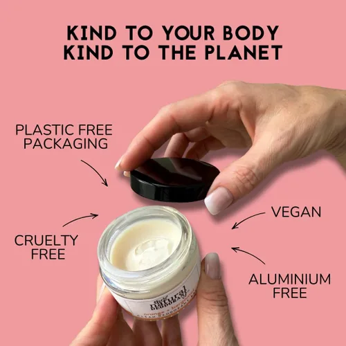 Vista 4 de The Natural Deodorant Co, Clean Bálsamo Desodorante Palmarosa + Mandarina 1.94 oz
