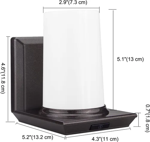 Vista 7 de HONWELL Lámpara de pared LED con batería para interiores, multicolor, aplique de pared para iluminación de habitación, luces de palo para hotel