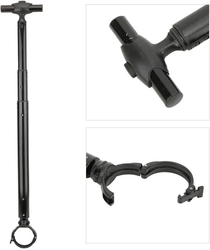 Vista 6 de Alomejor Balancing Scooter Handle Telescópico Control Strut Stent Accesorio para scooter eléctrico de autoequilibrio (negro)