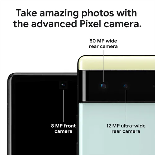 Vista 4 de Google Pixel 6 5G, versión estadounidense, 128GB, Kinda Coral - Desbloqueado (renovado)