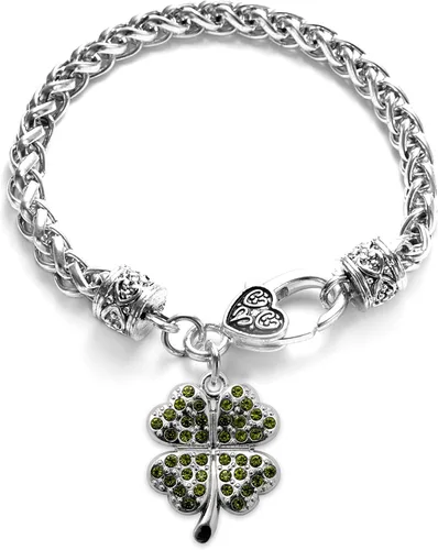 Vista 57 de Inspired Silver - Pulsera de plata con dije personalizado y circonitas cúbicas.