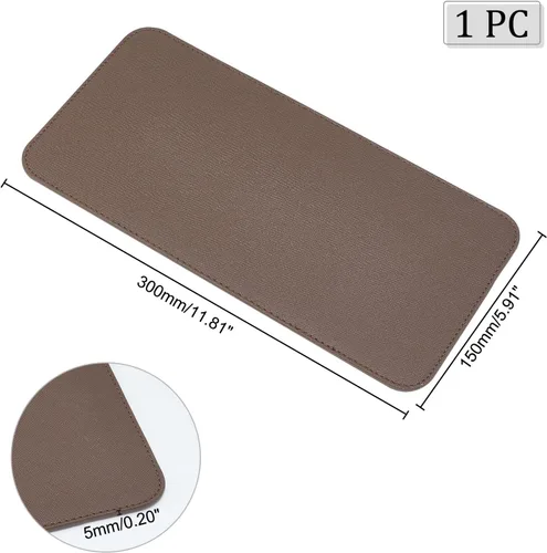 Vista 2 de WADORN Moldeador de base de bolso de piel sintética, cojines inferiores rectangulares de 11.8 x 5.9 pulgadas, bolsa de cuero vegano, forro grueso
