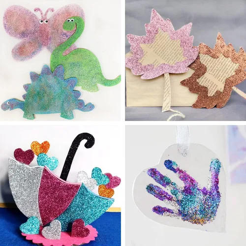 Vista 5 de Purpurina fina holográfica, 3.5 onzas / 3.5 onzas, paquetes de polvo de purpurina extrafina para resina, purpurina artesanal para vasos, fabricación