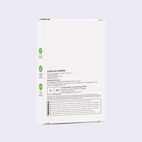 Vista 8 de Adaptador auxiliar Bluetooth 5.4 para automóvil, receptor