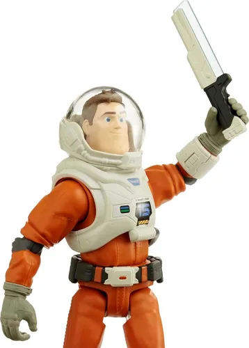 Vista 4 de Mattel Disney y Pixar Lightyear Buzz Lightyear Figura de acción y accesorios, Space Ranger Gear XL-01, juego de 11.6 pulgadas y 14 articulaciones