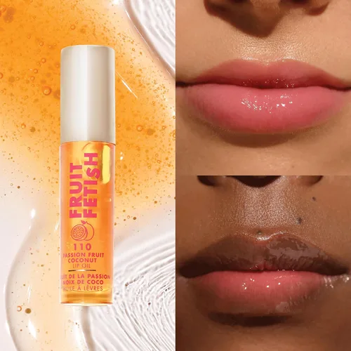 Vista 3 de Milani Fruit Fetish - Aceite labial con brillo hidratante tintado - Coco de 110 - Coco de maracuyá