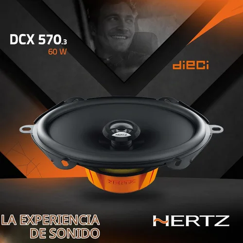 Vista 3 de HERTZ Dieci Series DCX-5703 Altavoces coaxiales bidireccionales 5x7 - Par