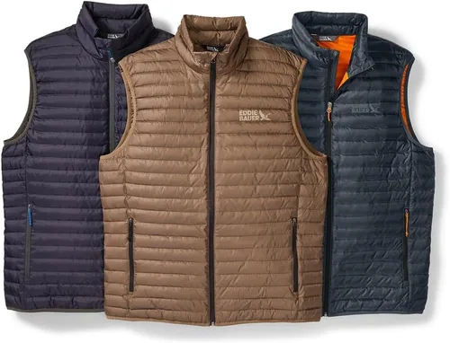 Vista 3 de Eddie Bauer Chaleco de plumón Microlight para hombre
