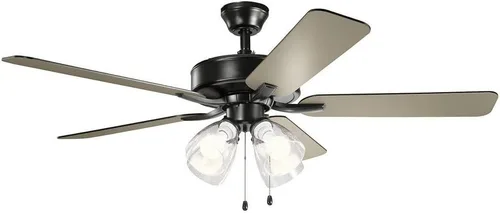Vista 6 de 330016MWH Basics Pro Premier - Ventilador de techo de 52 pulgadas con luces LED, color blanco mate