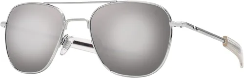 Vista 3 de AO Gafas de sol piloto originales Lentes de cristal espejo SkyMaster Templo de bayoneta Polarizadas