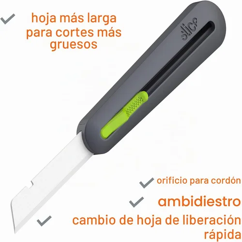 Vista 3 de Slice 10560 Herramienta de espuma aislante extra larga de 3 pulgadas, diseñada para corte de espuma, amigable con los dedos, hoja de cerámica, se