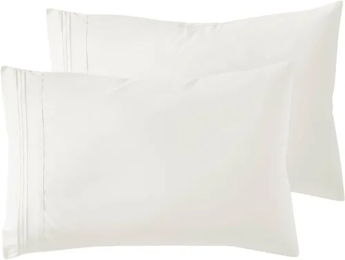Vista 25 de Nestl - Juego de 2 fundas de almohada de microfibra azul playa tamaño Queen, 20 x 30 pulgadas