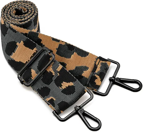 Vista 100 de ZOOEASS Hebillas de níquel Correa ancha para el hombro ajustable de repuesto para cinturón de pistola, hebilla de guitarra estilo bandolera