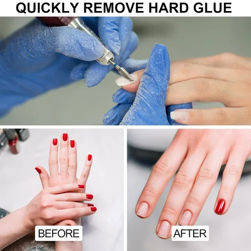 Vista 7 de Broca de carburo de tungsteno 5 en 1, broca de uñas electrónica de barril cónico para uñas de gel acrílico, eliminación de forma de uñas doble