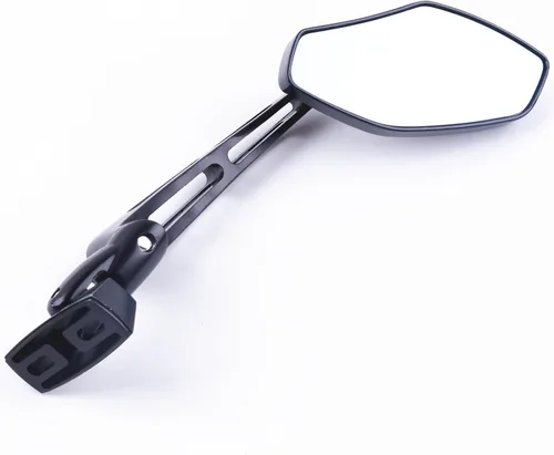 Vista 4 de XYZCTEM Motocicleta negro brillante Mini Sport Racing Espejos para Yamaha YZF R1 R6 R6S 1000 600 Suzuki GSXR 600 700 750 1000 1300 Hayabusa Honda