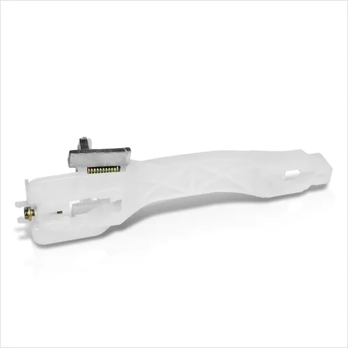 Vista 3 de PM PERFORMOTOR Soporte de montaje para manija de puerta lateral del pasajero delantero derecho compatible con Chevy Aveo Pontiac G3 07-11, blanco