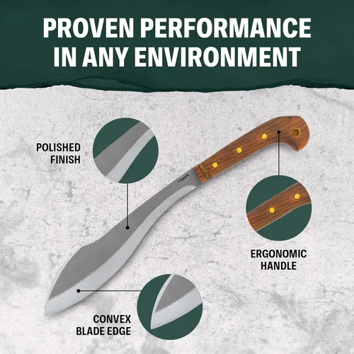 Vista 4 de Condor Tool & Knife Outdoor Machete with Walnut Handle