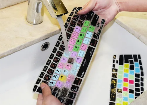 Vista 8 de Final Cut Pro X - Funda protectora de silicona para MacBook Pro 13 15 17 pulgadas (teclado ISO de EE. UU. / Europa)