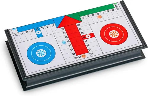 Vista 9 de Ludo - Juego de mesa plegable magnético para viajes, 9.75 pulgadas