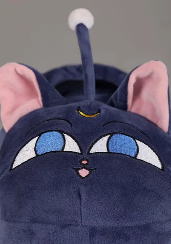 Vista 3 de Pantuflas de personajes 3D Sailor Moon Luna-P para adultos