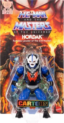 Vista 2 de Masters of the Universe Origins Figura de acción de la colección de dibujos animados Hordak de 5.5 pulgadas de los años 80, villano de la Horda