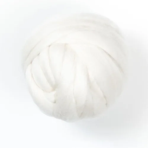 Vista 8 de Lana merino extrafina, 1 libra. La mejor lana blanca como la nieve para fieltro de aguja, fieltro húmedo, manualidades y hilado. Hilo jumbo suave