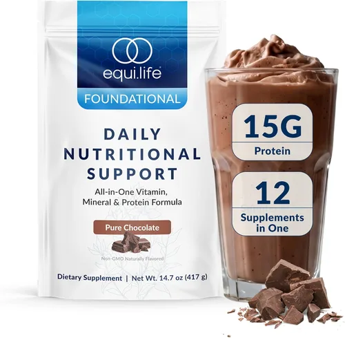 Vista 13 de Equilife - Multivitamínico diario de apoyo nutricional, chocolate, 14 porciones