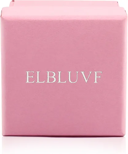 Vista 9 de ELBLUVF - Anillo de acero inoxidable chapado en oro rosa de 14 quilates con estrella de David judío estrella, diseño de estrella