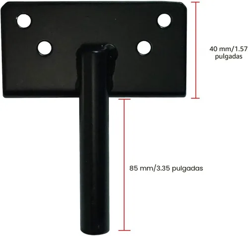 Vista 5 de Pestillo de puerta autobloqueante, montaje en poste resistente, palanca de gravedad automática, cerradura de puerta de valla de madera/PVC