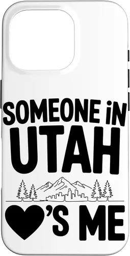 Vista 20 de Someone in Utah Loves Me Long Distance Family Case for iPhone 16