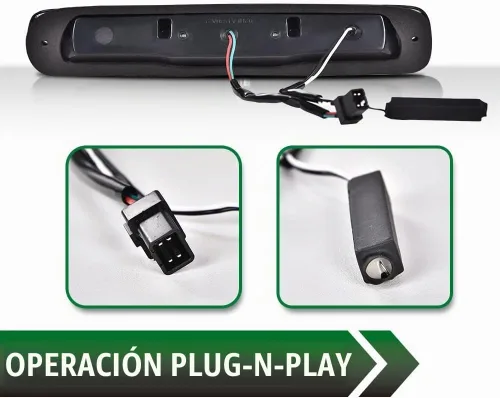 Vista 3 de GRAND ORANGE Tercera Luz de Freno LED Compatible con Chevy Silverado 1999-2006 1500 2500 3500 y Modelos HD/Classic Tercera Lámpara de Carga